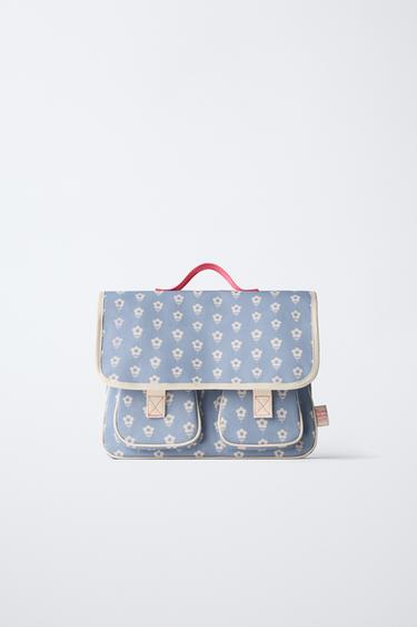 Zara Рюкзак-портфель с цветочным принтом купить с доставкой.