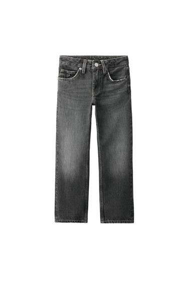 Zara Джинсы прямого кроя с разрезами