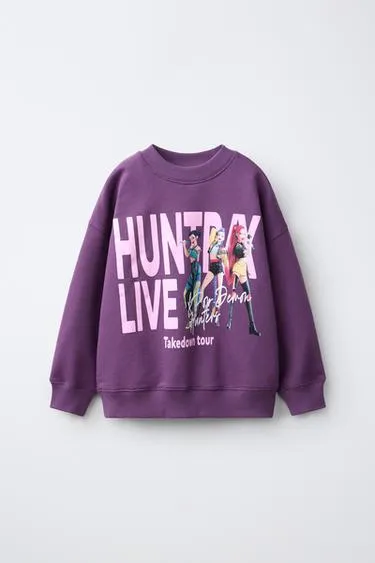 Толстовка с принтом Kpop Demon Hunters™ Netflix ©- Заказать в России
