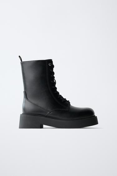 Zara Ботильоны на шнуровке