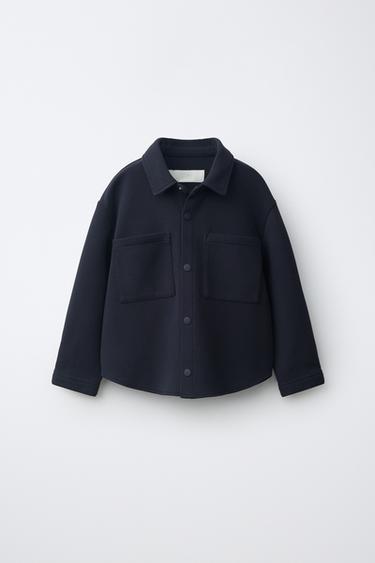 Zara Комфортная куртка-рубашка с карманами купить с доставкой.