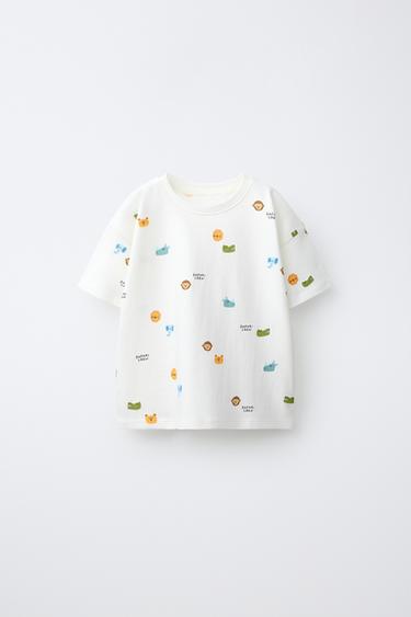 Zara Футболка с принтом