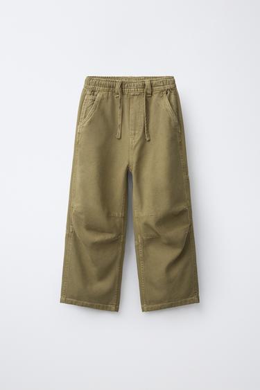 Брюки Wide Leg из канваса