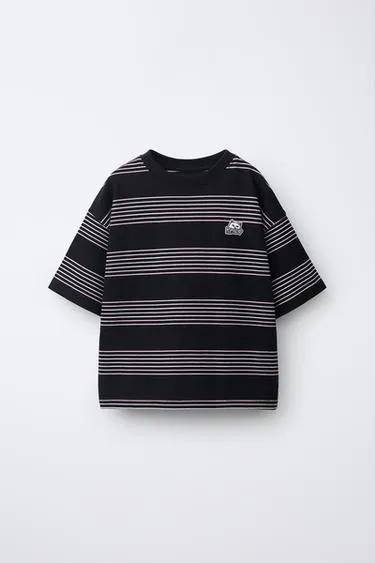 Футболка в полоску с вышивкой Ripndip © X Zara Kids