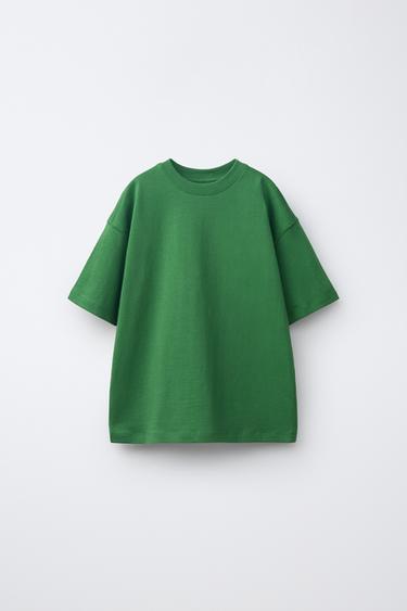 Zara Однотонная футболка