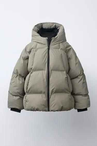 Стеганая куртка с капюшоном Water Repellent