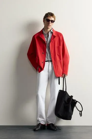 Куртка-рубашка с карманами Aaron Levine X Zara