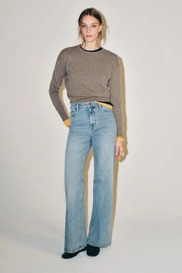 Джинсы Wide Leg Comfort с высокой посадкой — Zw Collection- Заказать в России