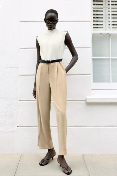Zara Комбинезон с поясом купить с доставкой.