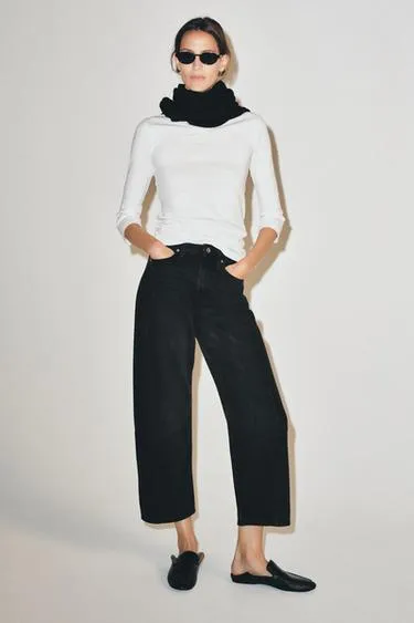 Джинсы Zw Collection Ankle Relaxed со средней посадкой- Заказать в России