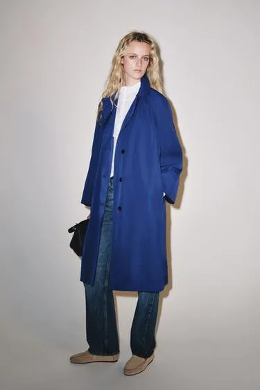 Тренч миди — коллекция Zara «Zw»- Заказать в России