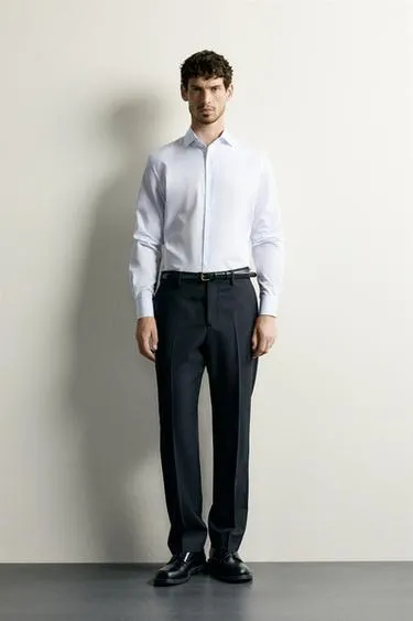 Рубашка Slim Fit в полоску
