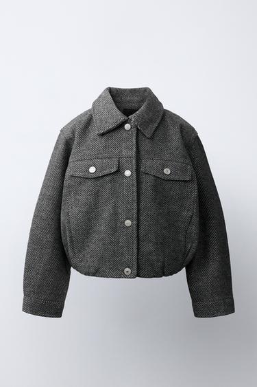 Zara Куртка SOFT с объемным низом