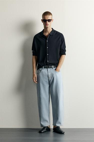 Zara Джинсы TAPERED свободного кроя купить с доставкой.