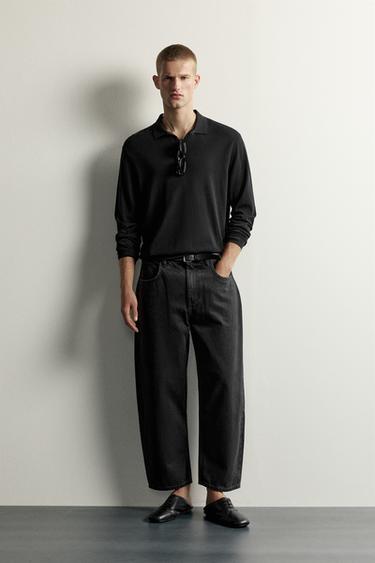 Zara Джинсы TAPERED свободного кроя купить с доставкой.