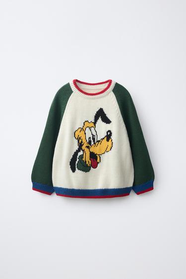 Zara Джемпер с вышивкой PLUTO и «микки маус» © DISNEY купить с доставкой.