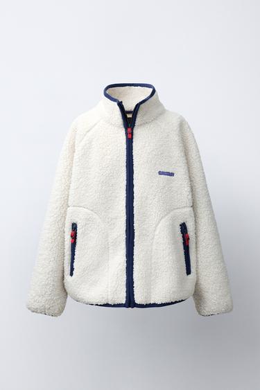 Zara Куртка из искусственной овчины