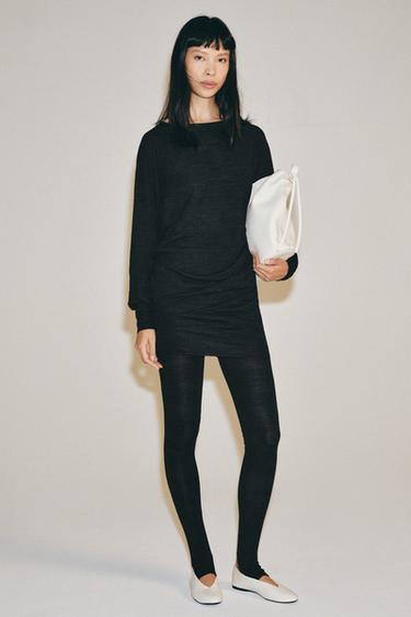 Zara Легинсы со штрипками купить с доставкой.