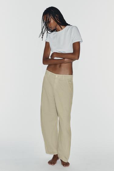 Zara Джинсы TRF CHINO со средней посадкой купить с доставкой.