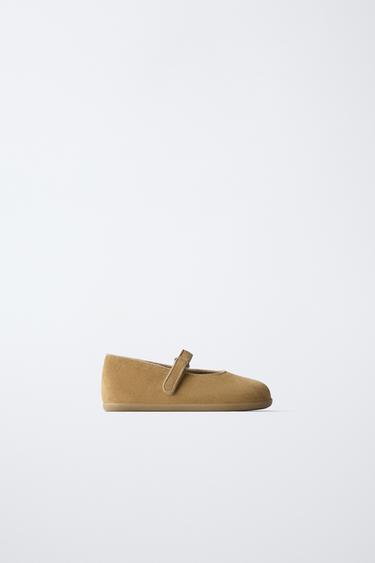 Zara Кожаные балетки «BAREFOOT» купить с доставкой.
