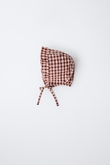 Zara Косынка в клетку с оборками
