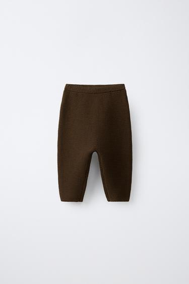 Zara Трикотажные брюки в технике LINKS купить с доставкой.