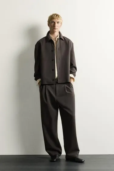 Брюки Relaxed Fit со складками