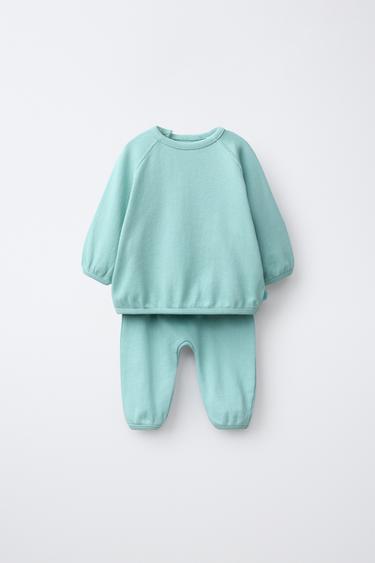 Zara Комплект из толстовки и брюк баллон