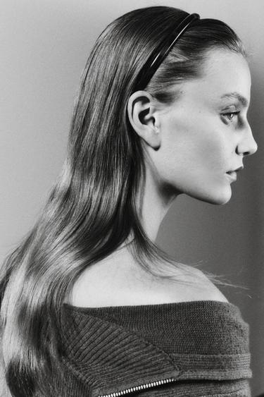 Zara Набор из 2 тонких комбинированных ободков