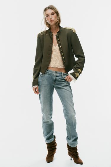 Zara Джинсы TRF  с низкой посадкой