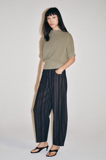 Zara Джинсы TAPERED с высокой посадкой — коллекция ZARA «ZW»
