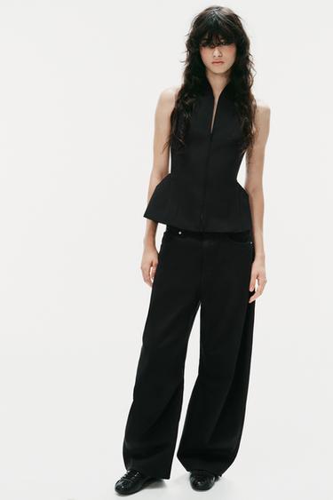 Zara Облегающий жилет с объемом купить с доставкой.