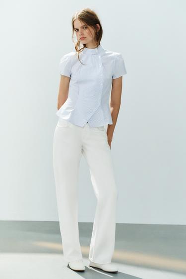Zara Рубашка с короткими рукавами