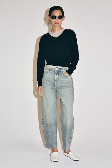 Джинсы Tapered с высокой посадкой — Zw Collection