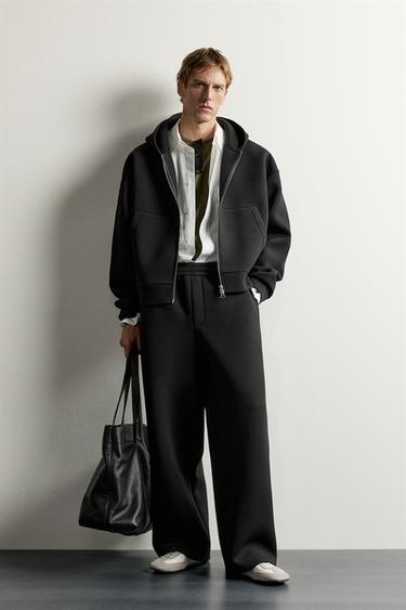 Zara Техническое худи на молнии