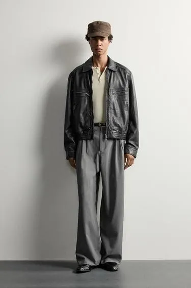 Брюки Wide-Leg со складками
