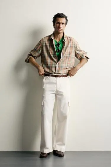 Рубашка Regular Fit в клетку