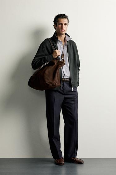 Zara Брюки стандартной посадки из 100% шерсти купить с доставкой.