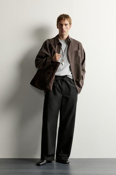Zara Брюки  с пуговицами