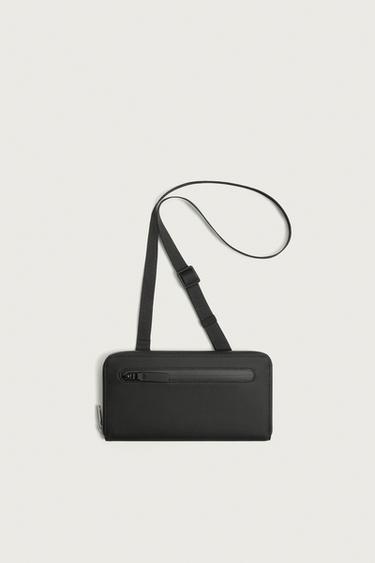 Zara Прорезиненная сумка-кошелек XL купить с доставкой.