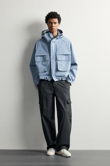 Zara Непромокаемая куртка свободного кроя купить с доставкой.