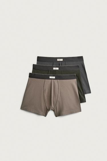 Zara Набор из трех трусов-боксеров COMBINADO купить с доставкой.