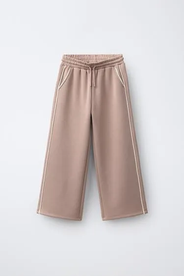 Спортивные брюки Wide Leg с контрастными деталями