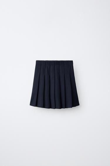 Zara Однотонная юбка в складку купить с доставкой.