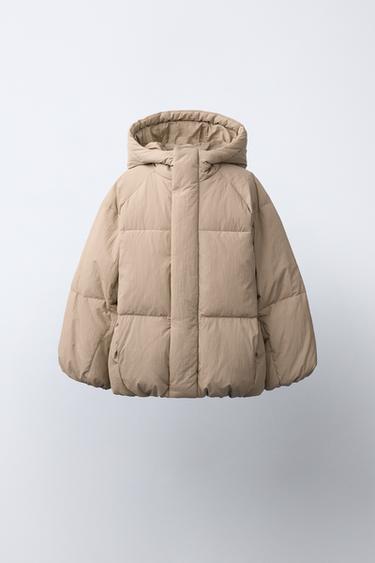 Zara Пуховик с наполнителем из пера и пуха 