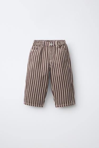 Джинсы Baggy в полоску