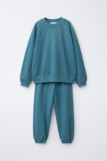 Комплект из толстовки и брюк-джоггеров Garment Dye