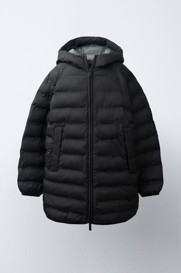 Длинное стеганое пальто Water Repellent- Заказать в России