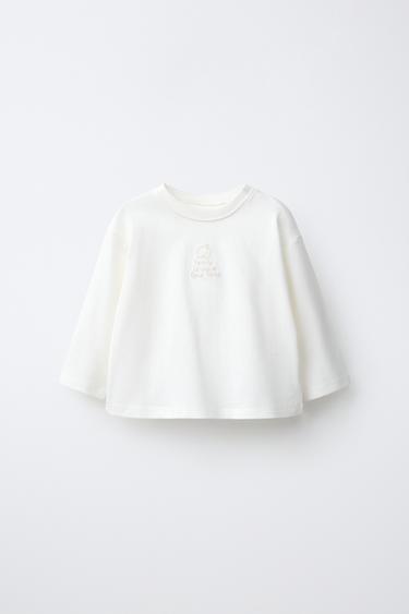 Zara Футболка с вышивкой