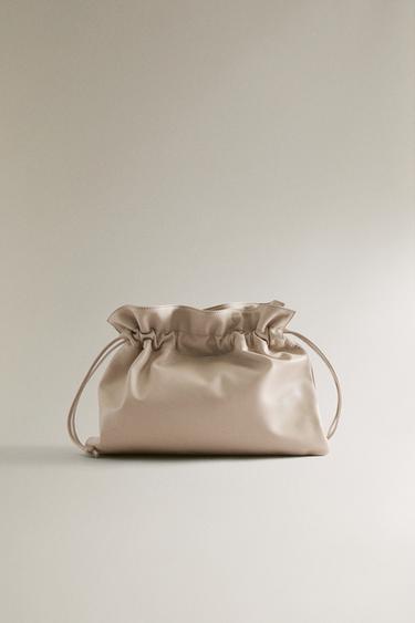 Zara Большой кожаный клатч